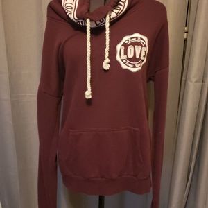 Burgundy Love Turtleneck